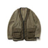 MR.OLIVE / MELTON FLEECE / ZIP UP CARDIGAN ミスターオリーブ/メルトンフリース/ジップアップカーディガン